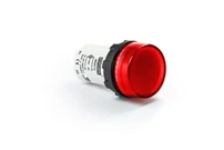 MB Series Plastic with LED 110V AC Red 22 mm Pilot